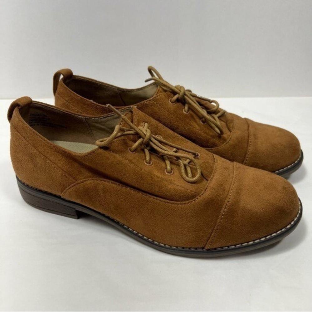 ComfortView Suede Lace Up Flat Shoes Size 10m